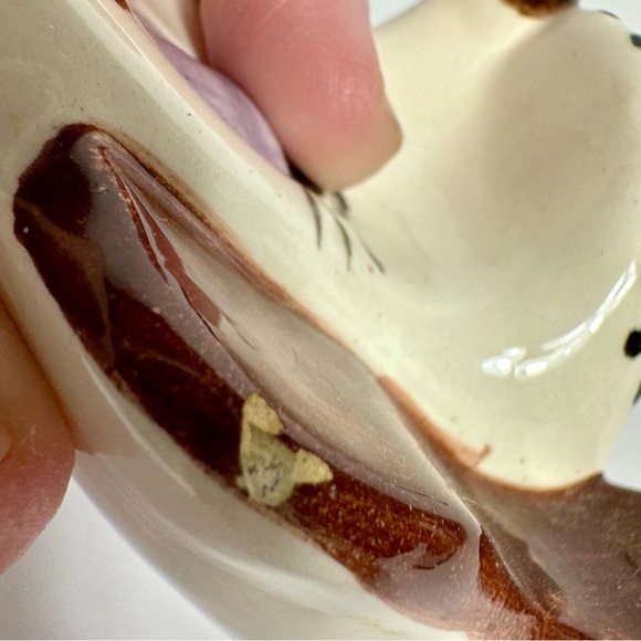 Vintage Handcrafted Ceramic Dog Eyeglass/ Readers/Sunglass Holder. Hand painted - Picture 4 of 10